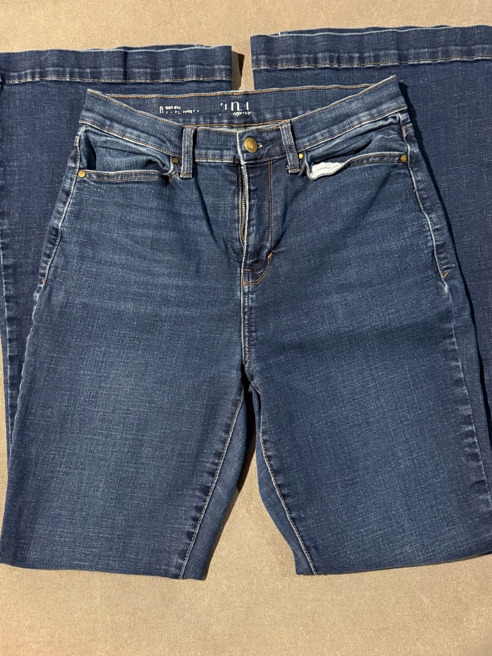 a.n.a Women's Dark Blue Flare Jeans
